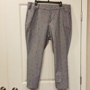 Black & White Ankle Pants